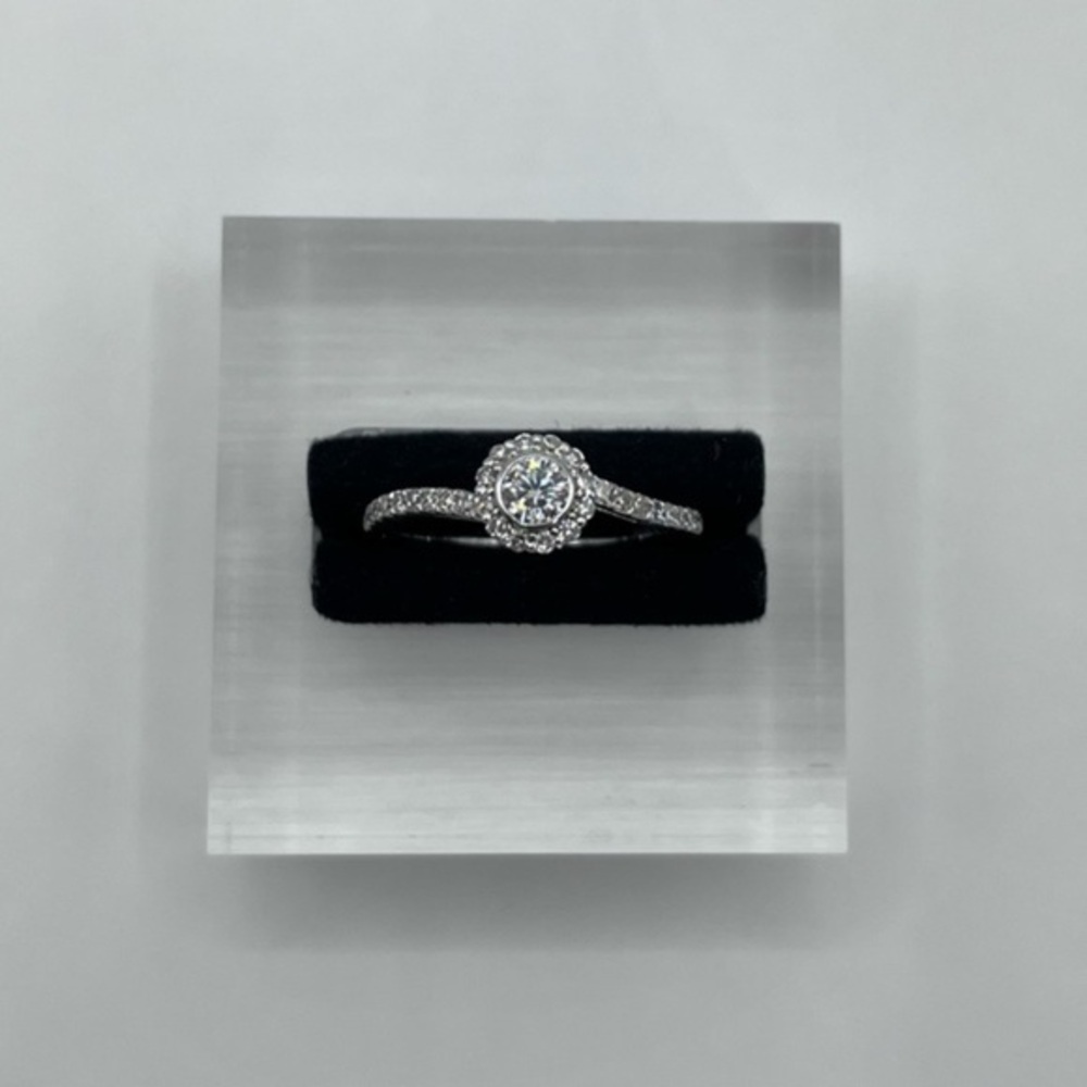 0.50 CT VS1 Lab Diamond Ring 925 Sterling Silver